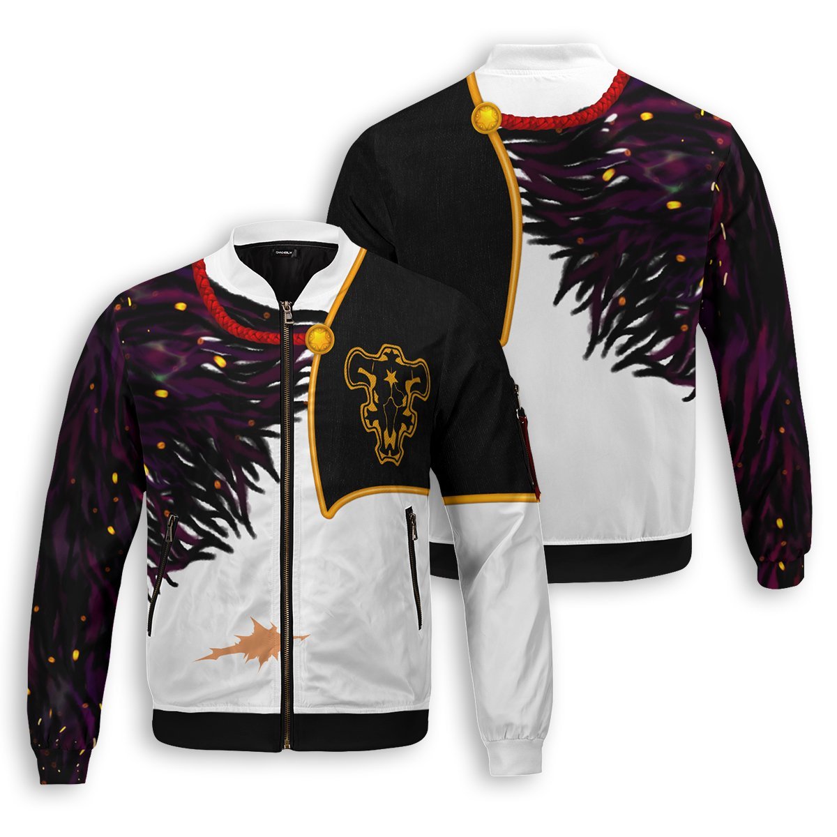 asta demon skin bomber jacket 583207 - Anime Jacket