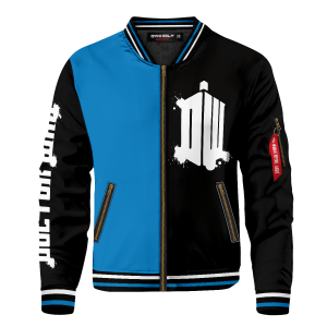 doctor who black blue bomber jacket 925592 - Anime Jacket