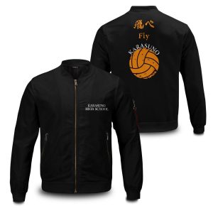 karasuno rally bomber jacket 397458 - Anime Jacket