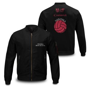 nekoma rally bomber jacket 287951 - Anime Jacket