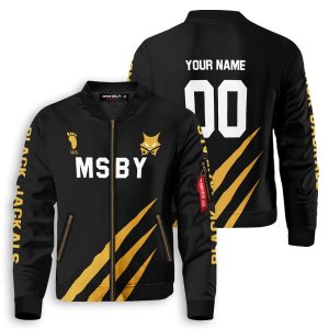 personalized msby black jackals bomber jacket 186184 - Anime Jacket
