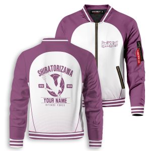 personalized shiratorizawa intense force bomber jacket 781711 - Anime Jacket