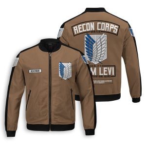 personalized team levi bomber jacket 899037 - Anime Jacket