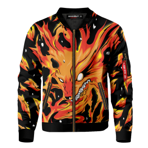 raging kurama bomber jacket 604956 - Anime Jacket