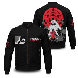 sage mode madara bomber jacket 370596 - Anime Jacket