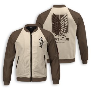 scout regiment bomber jacket 215009 - Anime Jacket