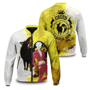 sin of greed bomber jacket 518537 - Anime Jacket