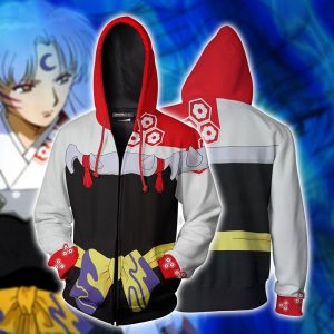 Anime Gintama Sakata Gintoki Zipper Hoodie Sweatshirt 3D Printing Cosplay Costumes Cartoon Hooded Jacket Coat - Anime Jacket