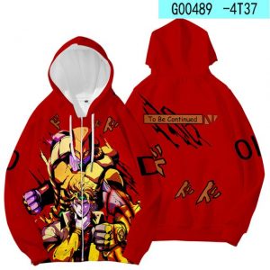Anime Jojo Bizarre Adventure Cosplay Costume Rohan Kishibe Guido Mista Kakyoin Noriaki Unisex 3D Hoodie Zipper 10.jpg 640x640 10 - Anime Jacket