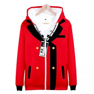 Costume Jabami Yumeko Cosplay Hoodies Kakegurui Compulsive Gambler Momobami Kirari Hooded Zipper Coats Yomoduki Runa Jackets 4 - Anime Jacket