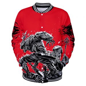 Goblin Slayer Print Comic 3D Funny Cool Baseball Jacket For Women Men Fashion O neck Long 2 - Anime Jacket