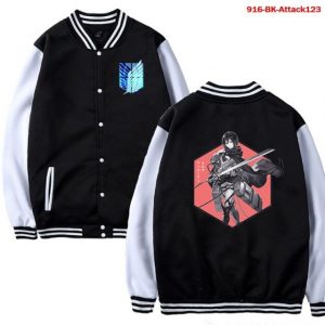 Men Jacket Attack on Titan Anime Baseball Jacket Autumn Winter Winter Casual Uniform Hoodie Harajuku Attack 7.jpg 640x640 7 - Anime Jacket