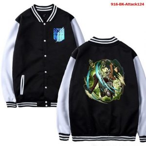 Men Jacket Attack on Titan Anime Baseball Jacket Autumn Winter Winter Casual Uniform Hoodie Harajuku Attack 8.jpg 640x640 8 - Anime Jacket