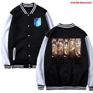 Men Jacket Attack on Titan Anime Baseball Jacket Autumn Winter Winter Casual Uniform Hoodie Harajuku Attack.jpg 640x640 - Anime Jacket