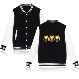Popular Women men Sweatshirt Jackets Coat Jacket Sailor Moon Baseball Jackets Anime Winter Kpop Jackets Clothes 3 - Anime Jacket