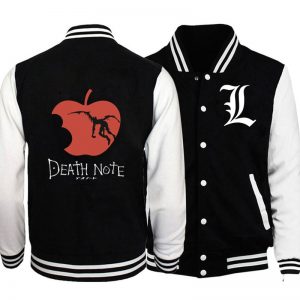 The Death Note Jackets Outerwear Men Baseball Jacket Coats Autumn Spring Large Size Jackets Anime The - Anime Jacket