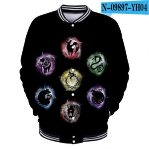 The Seven Deadly Sins Baseball Jacket Men Bomber Jacket Nanatsu No Taizai Cosplay Costume Meliodas 3D 1.jpg 640x640 1 - Anime Jacket