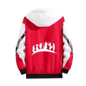 Thin Jacket Cosplay Hoodie HITMAN REBORN Role Sawada Tsunayoshi Luminous Print Zipper Splicing Summer Student Sport - Anime Jacket