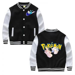 Pokemon Children All match Jacket Anime Cartoons Pikachu Charizard Baseball Uniform Coat TAKARA TOMY Peripheral Tops 1000x1000 2 - Anime Jacket